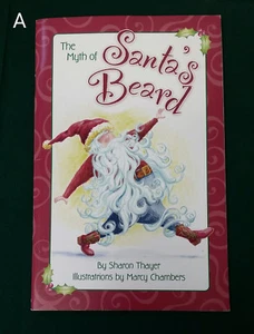 SIGNED Myth of Santa's Beard Sharon Thayer Marci Chambers 2004 Santa Christmas  - Picture 1 of 5