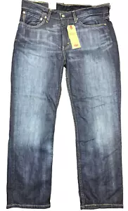 LEVI'S 514 STRAIGHT STRETCH REGULAR FIT MEDIUM WASH BLUE JEANS MENS 36W/30L NWT - Picture 1 of 6