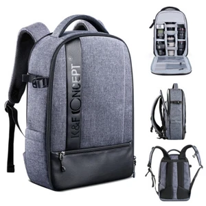 K&FConcept Camera Backpack Professional Large Bag Laptop Waterproof for DSLR SLR - Picture 1 of 10