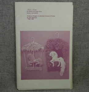 Kalico Kastle Stuffed Horses on Hangers Unicorns Ponies Carousel Pattern Uncut - Picture 1 of 3