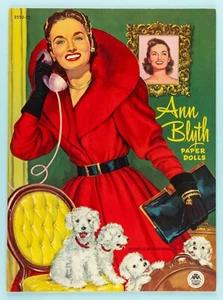 Vintage Original 1952 Merrill ANN BLYTH Paper Dolls #2550-25 UNCUT - Picture 1 of 19