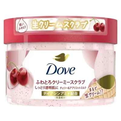 [DOVE] Cherry and Mixed Berries Exfoliating Body Scrub Polish 298ml NEW - Image 1 of 3