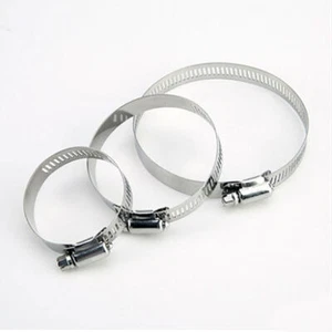 201 Stainless Steel Hose Clips Jubilee Style Worm Clamp Tubing Pipe Fuel Mikalor - Picture 1 of 2
