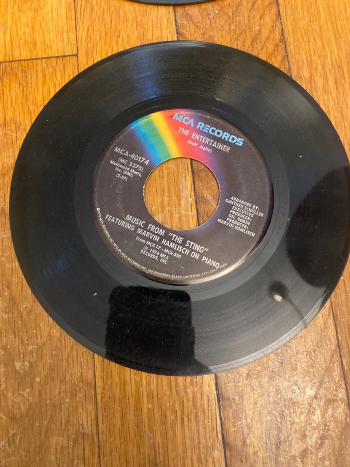 The Sting The Entertainer / Solace Vinyl 45 RPM - Image 1 of 1