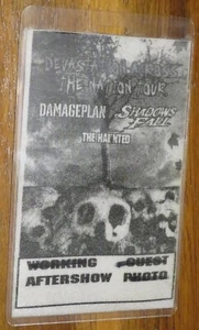 2004 Damageplan Devastation Across The Nation Backstage Pass Dimebag Pantera - Bild 1 von 1