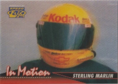 STERLING MARTIN: 1996 PINNACLE SPEEDFLIX INSERT CARD # 3/10 - Image 1 of 2