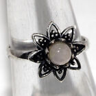 Rose Quartz 925 Silver Plated Gemstone Handmade Ring Us 6 Women Jewelry Au S583
