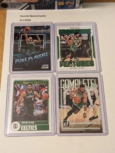 2023-2024 NBA Donruss & Hoops - Jayson Tatum 4 Card Insert Lot SP - Picture 1 of 2