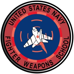 U.S. NAVY FWS Fighter Weapon School "Top Gun" Insignia Patch vinyl decal for - Picture 1 of 1