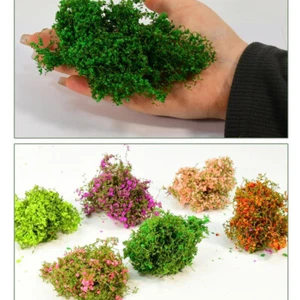 2PC Shrubs Flower Clusters Vines HO/OO Scale Miniatures Landscape Plant Scenery - Foto 1 di 29