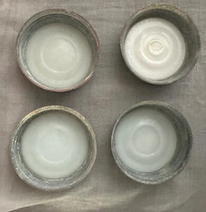 Lot of 4 ZINC PORCELAIN jar lids 3 Ball + 1  Boyd's, four, mason, canning, cap - Picture 1 of 3