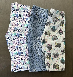 Bundle Of 3 Leggings Size 4/5 - Picture 1 of 7