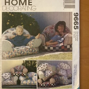 McCalls Pattern 9665, Uncut - Special Pillows And Pillow Chairs To Create - Picture 1 of 2