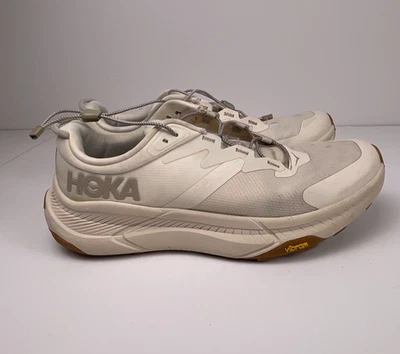 Hoka Transport Womans 9.5 White Running, Jogging, Walking Trail Shoes vibram - Image 1 of 4