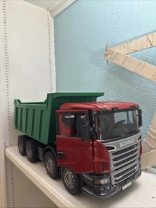 Bruder 1/16 Scale Model Scania R-560 Dump Truck Toy Good Used Condition - Picture 1 of 12