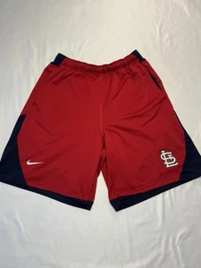 Pantalones Cortos Atléticos Nike BSBL St Louis Cardinals Rojo y Azul Dri Fit MLB Para Hombres XL - Imagen 1 de 6