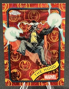 2025 Topps Chrome Marvel - THE HOOD - Iron Man Mask Refractor #69/100 - Picture 1 of 3