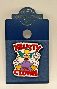 Universal Studios Simpsons Vintage Krusty The Clown I Didn't Do It Pin - Bild 1 von 1