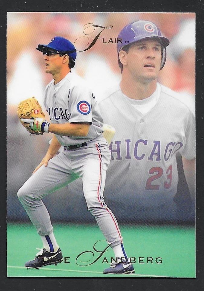 1993 Flair #20 Ryne Sandberg Chicago Cubs HOF - Image 1 of 1