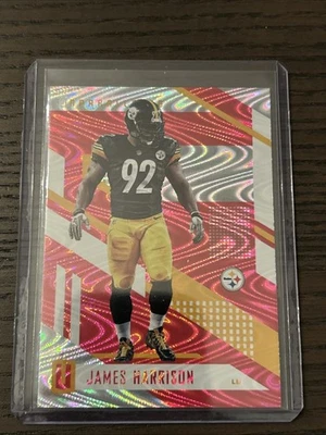 James Harrison Steelers 2017 Unparalleled Swirlorama Pink - Image 1 of 3