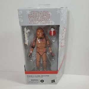 Star Wars The Black Series Phase II Clone Trooper Holiday Edition Actionfigur - Bild 1 von 8