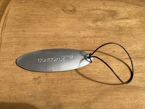 British Airways Concorde Aluminium Gepäckanhänger 2000 selten - Bild 1 von 5