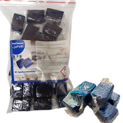 23x WC - Wasserkastenwürfel Spülkastenwürfel Blauspüler Reiniger-Tabs blue, 50g - Bild 1 von 4