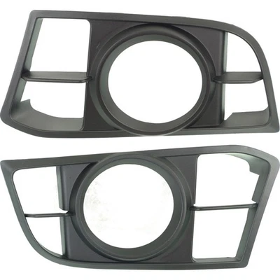 New Set of 2 Fog Light Trims Driving Lamp Driver & Passenger Side 535 528 Pair - Image 1 of 4