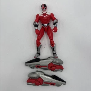 Power Rangers Time Force Mega Battle Red Ranger und Skate Cycle - Bild 1 von 3