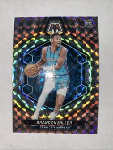 2023-24 Mosaic Basketball Brandon Miller RC Silver Mosaic Prizm #202 - Picture 1 of 4
