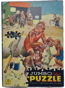 🐒 Lawson Wood Puzzle – Vintage 1970er – 160 Teile – Jumbo Sammlerstück - Bild 1 von 4