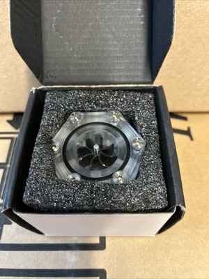 Bykski 6-Sided Flow Indicator w/ 5v Addressable RGB (RBW) (B-FMpa-HC-V2-CL) - Image 1 of 4