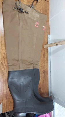 Red Ball Insulated Hip Waders Boots Size Men’s 10.5 - Image 1 of 4