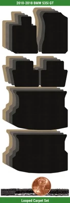 Juego de alfombrillas clásicas personalizadas para BMW 535i GT 2010-2018 (5 piezas) #VJ Foto 1 de 4