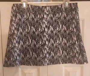 Women's Skort TRANQUILITY by Colorado Clothing Black & White Size Large NWOT - Picture 1 of 2
