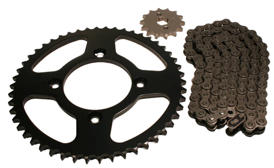 Honda XR100R, 1985 1986 1987 1988 1989, Chain & Sprocket Set - XR100, XR 100 - Image 1 of 1