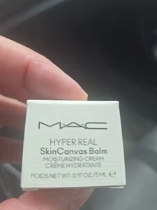 MAC HYPER REAL Skincanvas Balm Moisturizing Cream .17oz/5ml, NIB Mini Travel - Picture 1 of 4