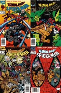 Lethal Foes of Spider-Man #1-4 Newsstand Covers (1993-1994) Marvel Comics - Picture 1 of 1