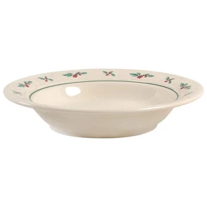 Longaberger Holly Rimmed Soup Bowl 6115284 - Picture 1 of 1