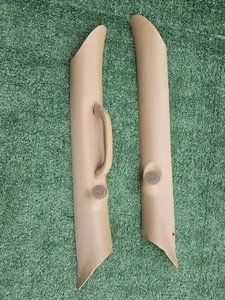1998 - 2001 DODGE RAM 1500 2500 3500 TAN OEM A PILLAR SET WITH TWEETER SPEAKERS - Picture 1 of 12