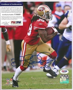 Foto firmada por Dashon Goldson EL HALCÓN 8x10 PSA ADN CERTIFICADO DE AUTENTICIDAD SF San Francisco 49ers a - Imagen 1 de 1