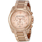 NEW Authentic Michael Kors Blair Rose Gold-Tone Chronograph Ladies Watch MK5263