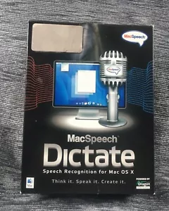 -=RARE=- MacSpeech Dictate (Mac) Apple Intel processor OSX 10.5.6 and later - Picture 1 of 8