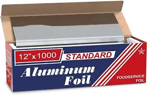Ox Plastics Standard Premium Aluminiumfolie 12 Zoll x 1000 Fuß lang Handelsqualität - Bild 1 von 12