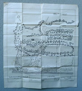 WW2 1944 TACTICAL TERRAIN MAP BY THE 69TH ENGINEER TOPOGRAPHIC COMPANY U S ARMY - Imagen 1 de 5