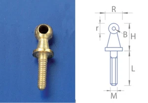 10 Handlaufstützen Metall in 4-5 oder 6 mm Krick Ausführung Bitte Auswählen  - Picture 1 of 2