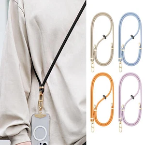 Universal Adjustable Length Cell Mobile Phone Lanyard Neck Strap Unisex Gift - Picture 1 of 17