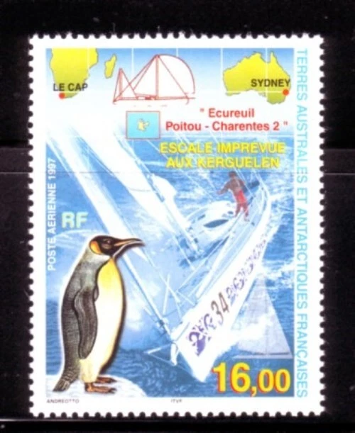 French Southern & Antarctic Territory Sc C141 NH ISSUE OF 1997 - PENGUINS.Sc$8 - Image 1 of 1