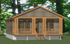 30x40 House -- 3 Bedroom 2 Bath -- 1,200 sq ft -- PDF Floor Plan -- Model 2D
