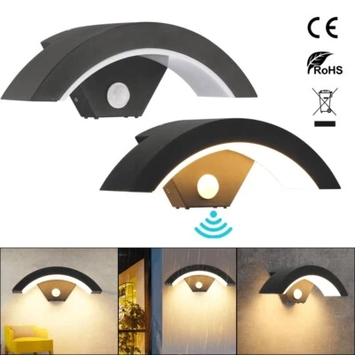 18W LED Wandlampe mit oder ohne Bewegungsmelder Außenleuchte Wandleuchte Aussen - Bild 1 von 4